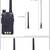 Brand New set of 2 portable walkie talkie radio 5 Miles range 5 thumbnail