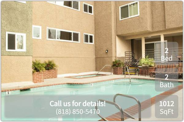 $2,661 / 2br - 1012ft2 - You've never seen anything like these deals! Call now! (Sherman Village - Sherman Oaks)63701073787907120
