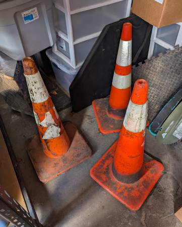 Traffic Safety Cones (3 available) 1