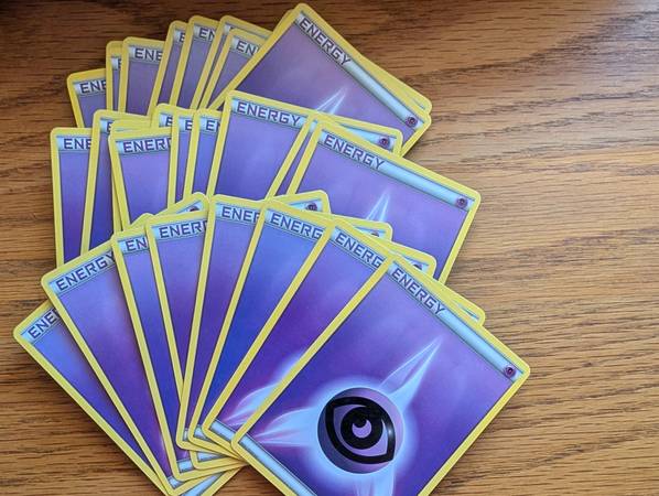 Pokemon Psychic Energy Cards 1