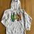 Keith Haring New York White Sweatshirt Hoodie Size M 6 thumbnail
