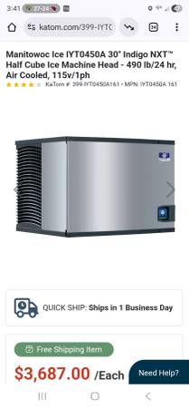 Commercial ice machine 1