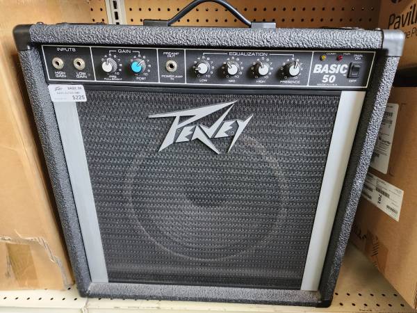 Vintage PEAVEY Basic 50 Bass Guitar Amplifier 12" - 50W 1