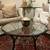 Solid Wrought Iron Coffee Table and Matching Console Table - Glass 3 thumbnail