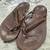 OLUKAI 20322-4848 Brown Leather Flip-Flop Thong Sandal Shoes Women's S 3 thumbnail