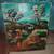 "RARE" Smith Blanchard Listed Haitian Artist Oil On Canvas Haitian Sce 1 thumbnail