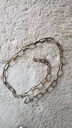 Brass hanging lamp chain 1