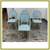 Serena & Lily Chevron Riviera Side Bistro Chairs, Set Of Four 3 thumbnail