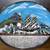 Antique c.1895 Sailing Ship Shadow Box Diorama Folk Art Painting Ocean 9 thumbnail