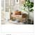 New Elden wood bench wicker with cushion solid wood Studio McGee 4 thumbnail