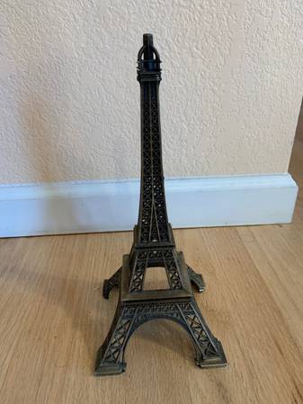 Solid Brass Eiffel Tower 11 1/4” 1