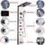 FUZ Contemporary Shower Panel Tower System Stainless Steel 1 thumbnail