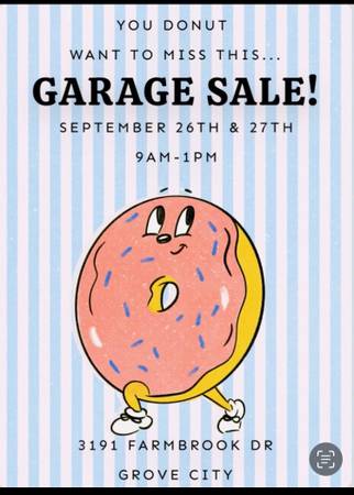 Multiple Household Garage Sale 1