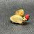 Vintage Shriner's Klitzner Gold-Tone Turtle Lapel Pin With Red Hat Green Rhinest 2 thumbnail