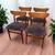 Teak Dining Set - MCM-Vejle Stolefabrik Table & 4 Schionning & Elgaard 3 thumbnail
