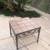 NICE SQUARE ARTISTIC METAL COFFEE TABLE WITH CERAMIC TILES TOP 1 thumbnail