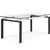 Table - Glass Dining Table - Chairs - 4 metal wicker 1 thumbnail