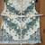 LUCKY BRAND Women’s Sleeveless Floral Teal/Blue Green Print Top Size M 4 thumbnail