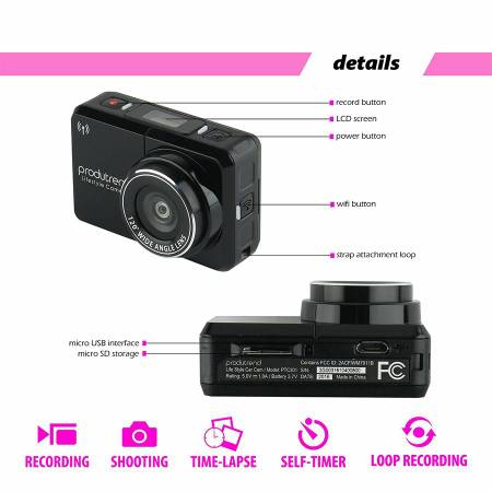 Full HD 1080p Dash Cam - WiFi Sports Action and Car Dashboard Camera - - $45 (Gibsonton)63443285294209123