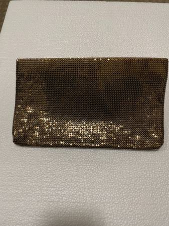 Vintage Disco Gold Evening Clutch 1