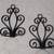 2 Candle Wall Sconces / Holders 1 thumbnail