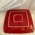 Square Brillant Red Serving Platter 2 thumbnail