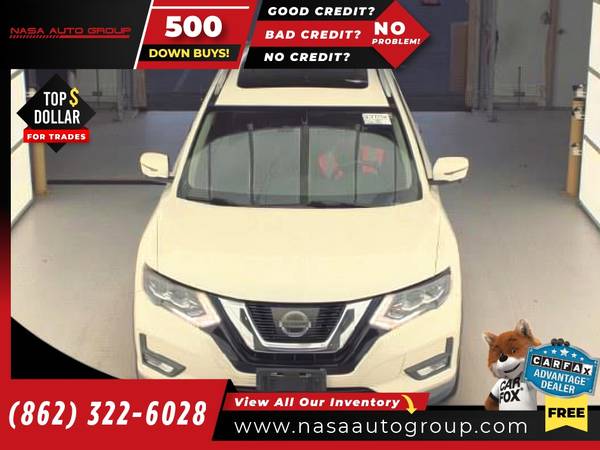 2017 Nissan Rogue AWD SV - $6,995 (The price in this ad is the down payment)63441314881923121