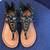 Black Gladiator-style sandals, kid size 3 2 thumbnail