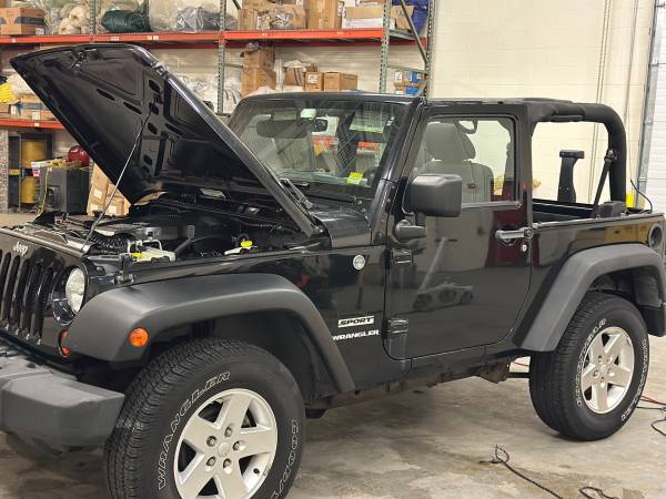 2012 Black Jeep Wrangler Sport - $14,500 (Hanover)63470621473793121