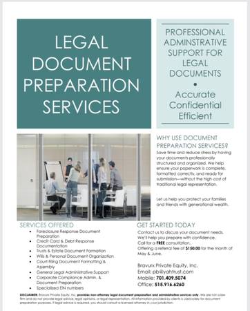Legal Document Prep Services 1
