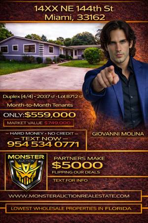 😱🔥👉MIAMI MULTI INIT DEAL SUPER INCOME HERE ✅ 1