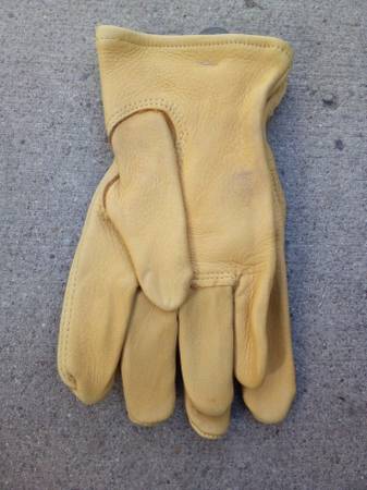 DEERSKIN GLOVES, SIZE LARGE, NEW 1