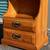 Vintage Two Drawer Solid Wood Colonial Style End Table 1 thumbnail