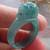 Certificate Jadeite jade Myanmar Burmese Hand Carved Dragon Ring size9 1 thumbnail
