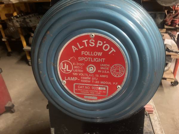 ALTSPOT 803C Quartz Follow Spotlight 1000 1