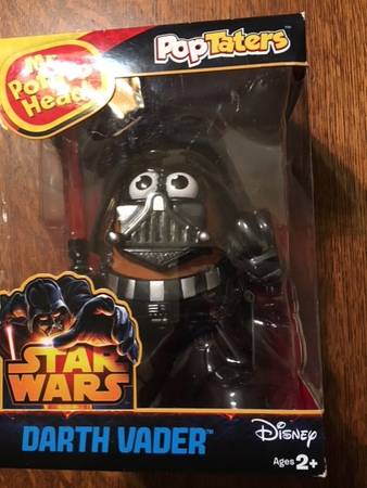 Star Wars Darth Vader Mr. Potato Head Pop Taters Action Figure. New 1