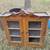 Hand carved antique china hutch cabinet 3 thumbnail