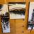 Vintage Mid Century City Scape  3 Panel Abstract Original Painting 1 thumbnail