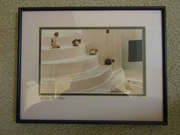 "Cat's Yawn" Naxos, Greece by Dianne L. Peterson Art Print 1