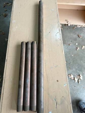 Brass Irrigation Risers, threaded 1