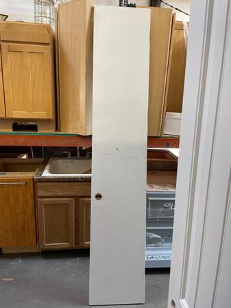 18x94.5 LHS Interior Solid Flush Slab Door, White [#J325.05] 1