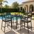 New Luxury Soleil Jardin Outdoor Aluminum 5-piece Bar Set, Dining Bistro Pub Set 9 thumbnail