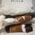 NEW Donald Pliner Leather Sandal Men's Brown 2 thumbnail