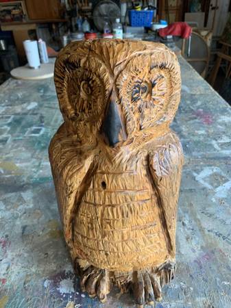 Hand Carved Owl 1