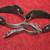 Antique Crockett Western Horse Tack Riding Rodeo Cowboy Steel Spurs 1 thumbnail