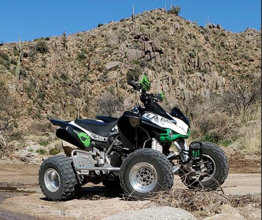 2008 Kawasaki KFX 450R (fuel injected with sand tires) 1