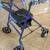 Drive Basic Walker Rollator Steel 4 Wheel Blue 1 thumbnail
