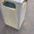 Stone Panel Trash Weather Urn, Gray, 24 Gallon, 17-1/2" Square x 36"H 1 thumbnail