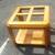 Tables: Coffee: Square Table w/ Four Glass Inserts & Bottom Shelf 1 thumbnail