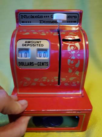 1976 Buddy L Easy-Saver banco mecánico con registro de 3 monedas. - $15 (Tacoma)63439433505153124